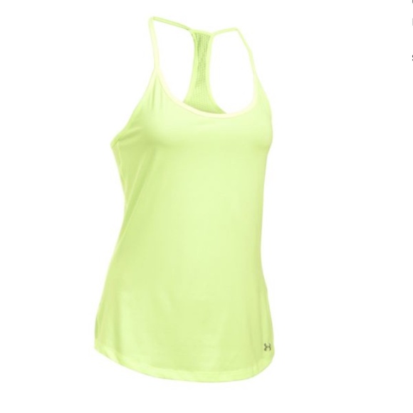 Under Armour Flyby Racing Back Tank Yellowish - Picture 4 of 8